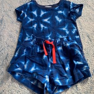Crewcuts toddler girl 2T tie dye outfit